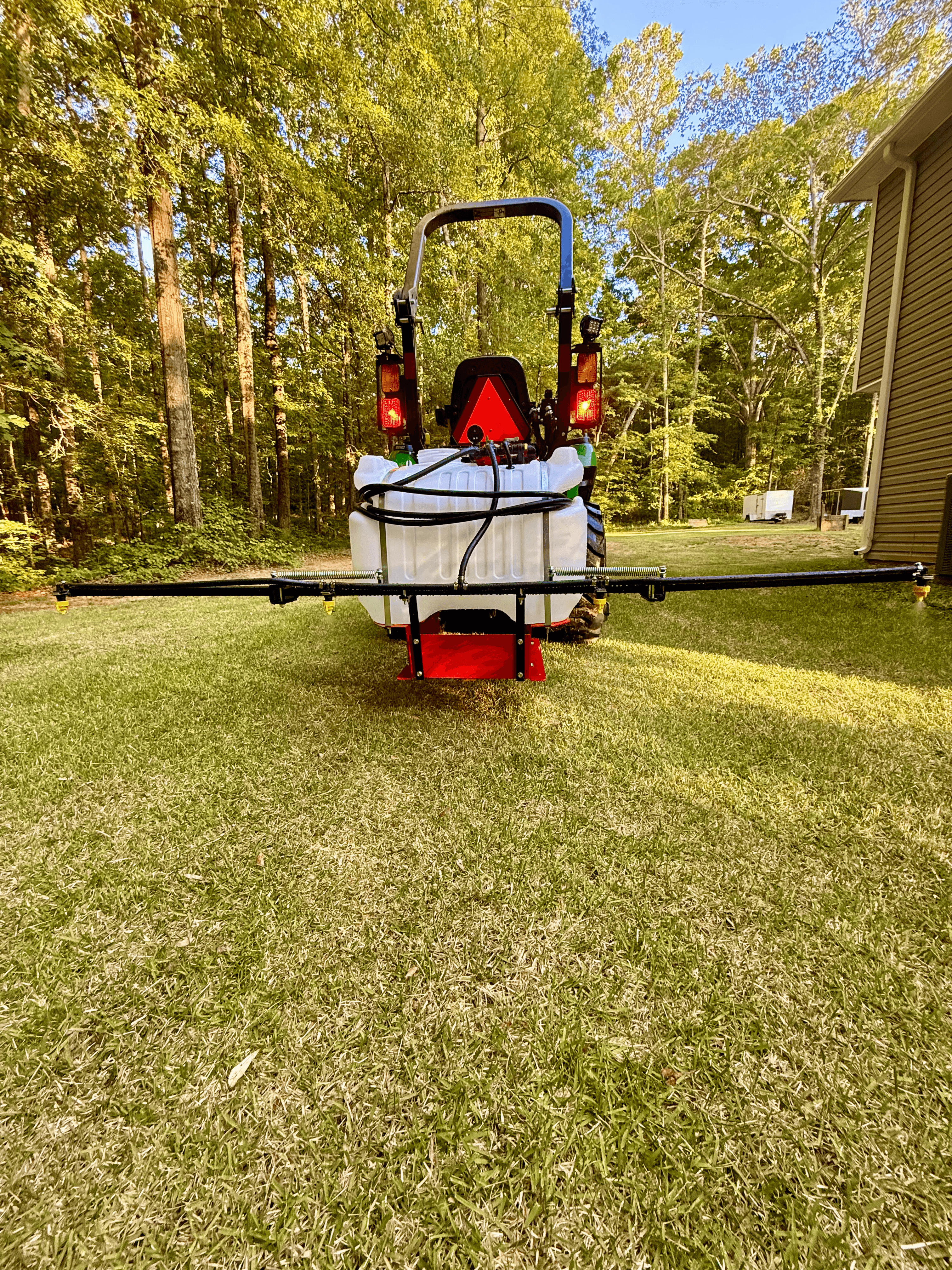 Spraying Weed Control & Fertilizer